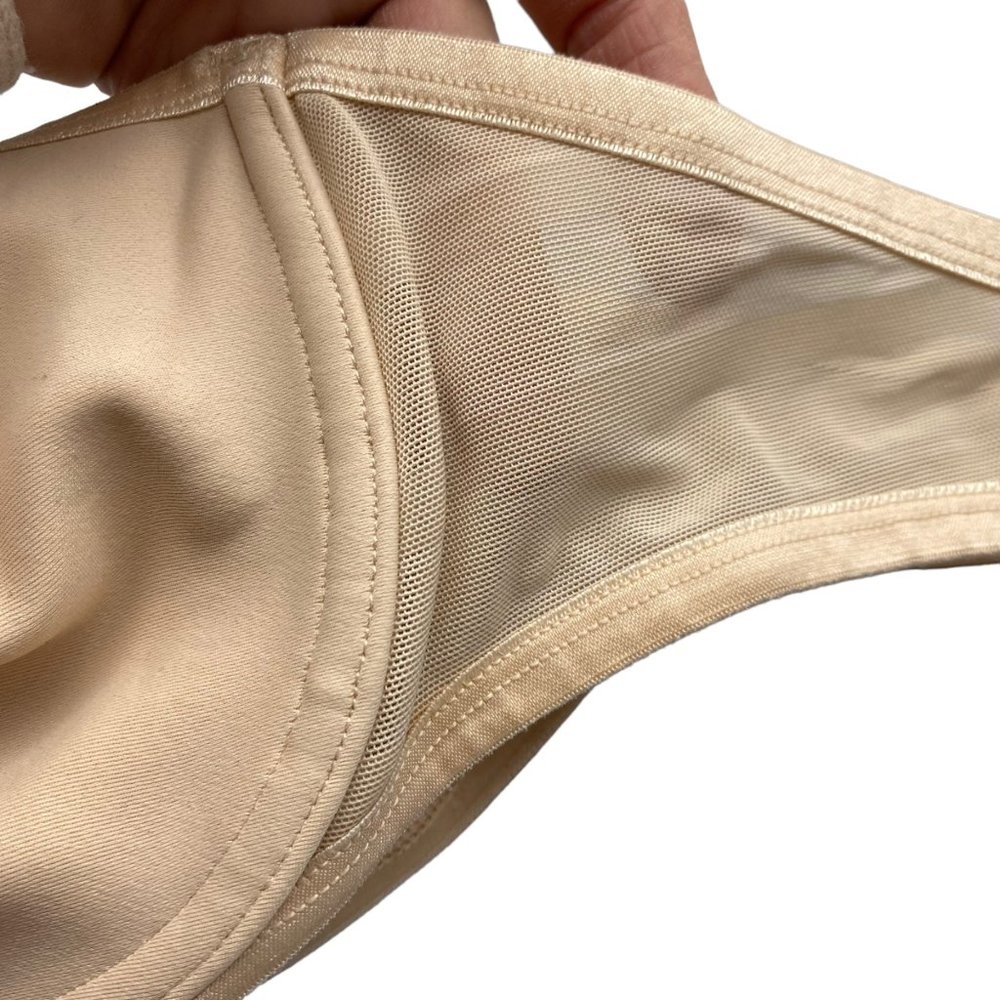 Sold 🎈 Lily of France Strapless bra 36C Style 2111117 underwire beige - Picture 4 of 9